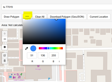 Choose a Polygon Colour