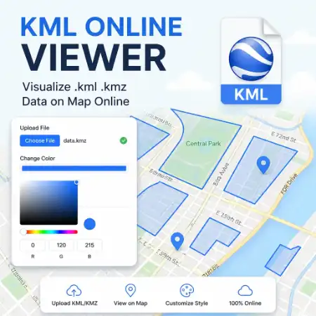 KML / KMZ File Viewer screenshot