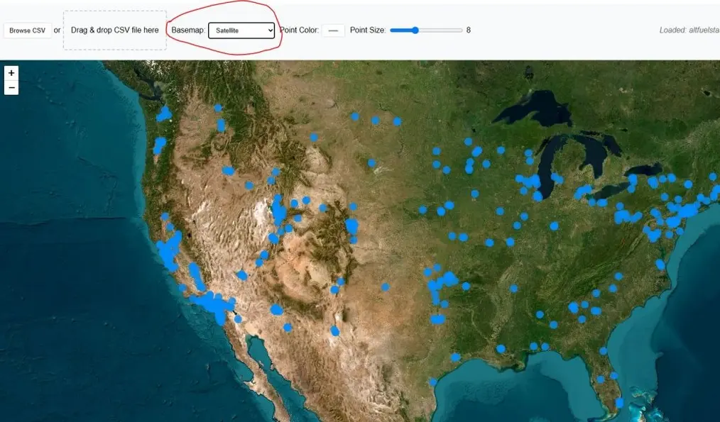 Basemap switcher step 6