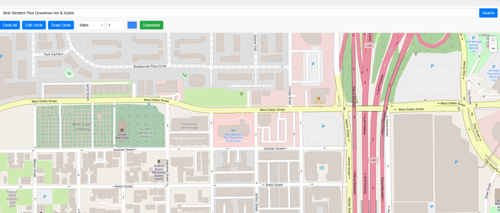 Enter Address in Search Bar