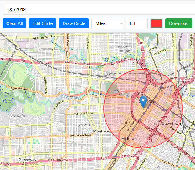 Circle Moved to New Location