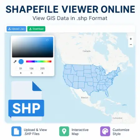 Shapefile Viewer Online screenshot